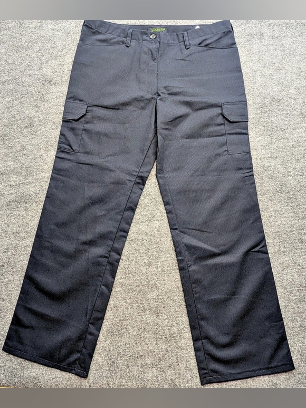Cintas Susan Fit Women's Cargo Pants Size 12 RG Navy Blue Workwear Uniform